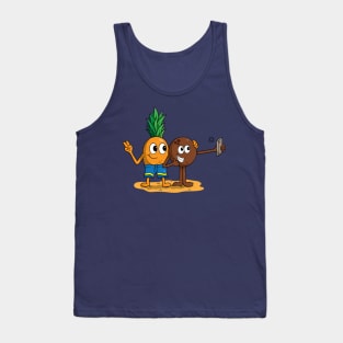 Pineapple and coconut selfie Tank Top